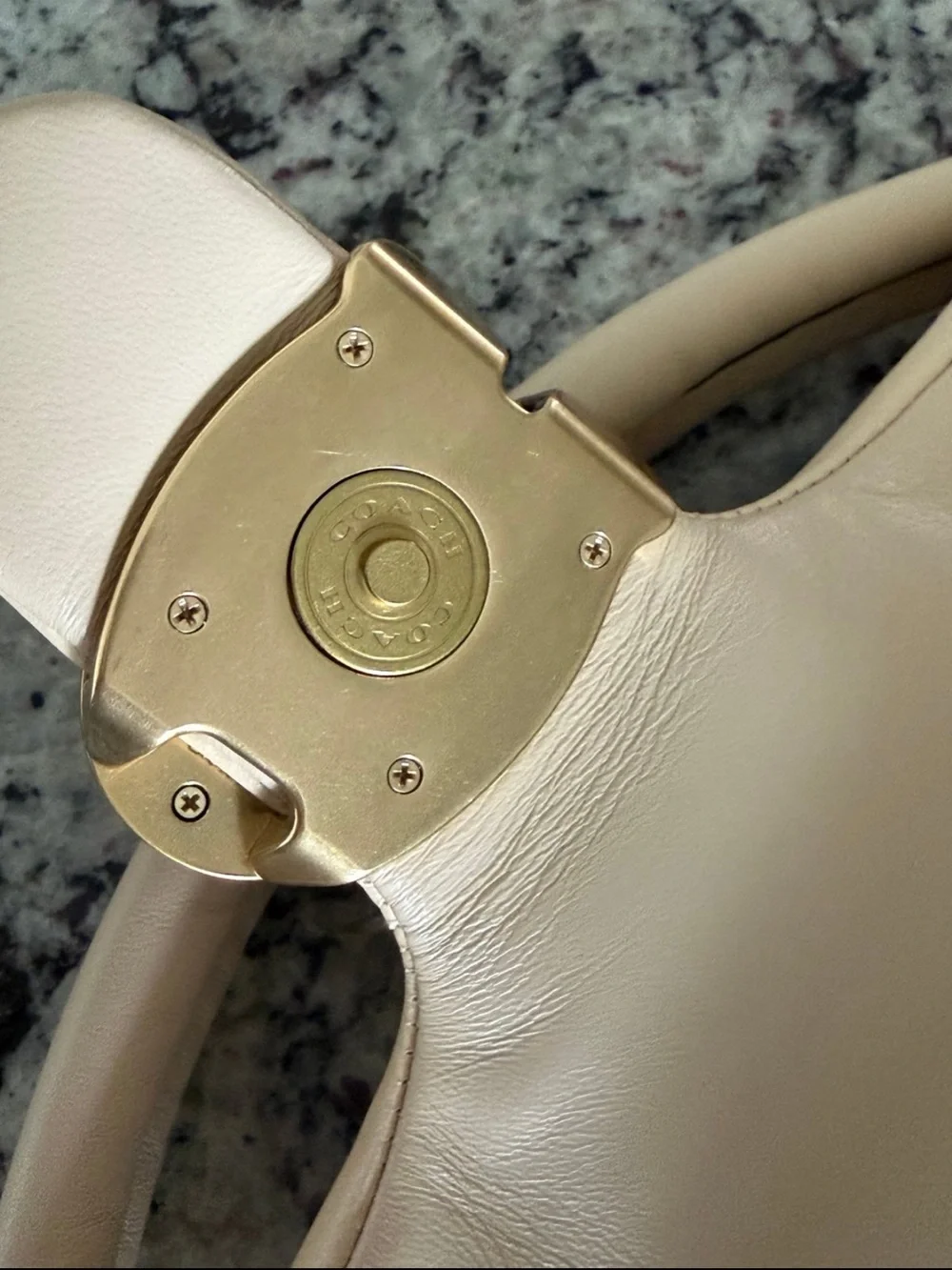 COACH Pillow Tabby Shoulder Bag 26 Ivory